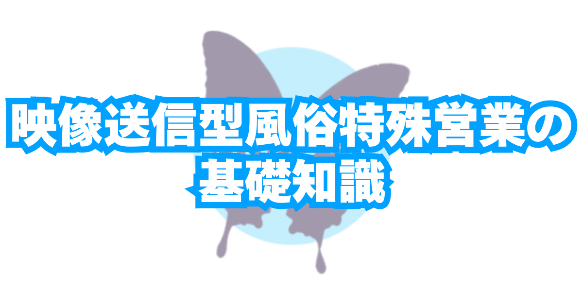 【チャトレ向け】風営法「映像送信型性風俗特殊営業」の基礎知識
